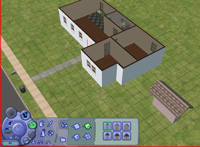 The Sims 2 house-building tools