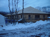 The Completed Roof in Snow