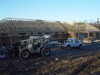 Back of Building - Trusses Up